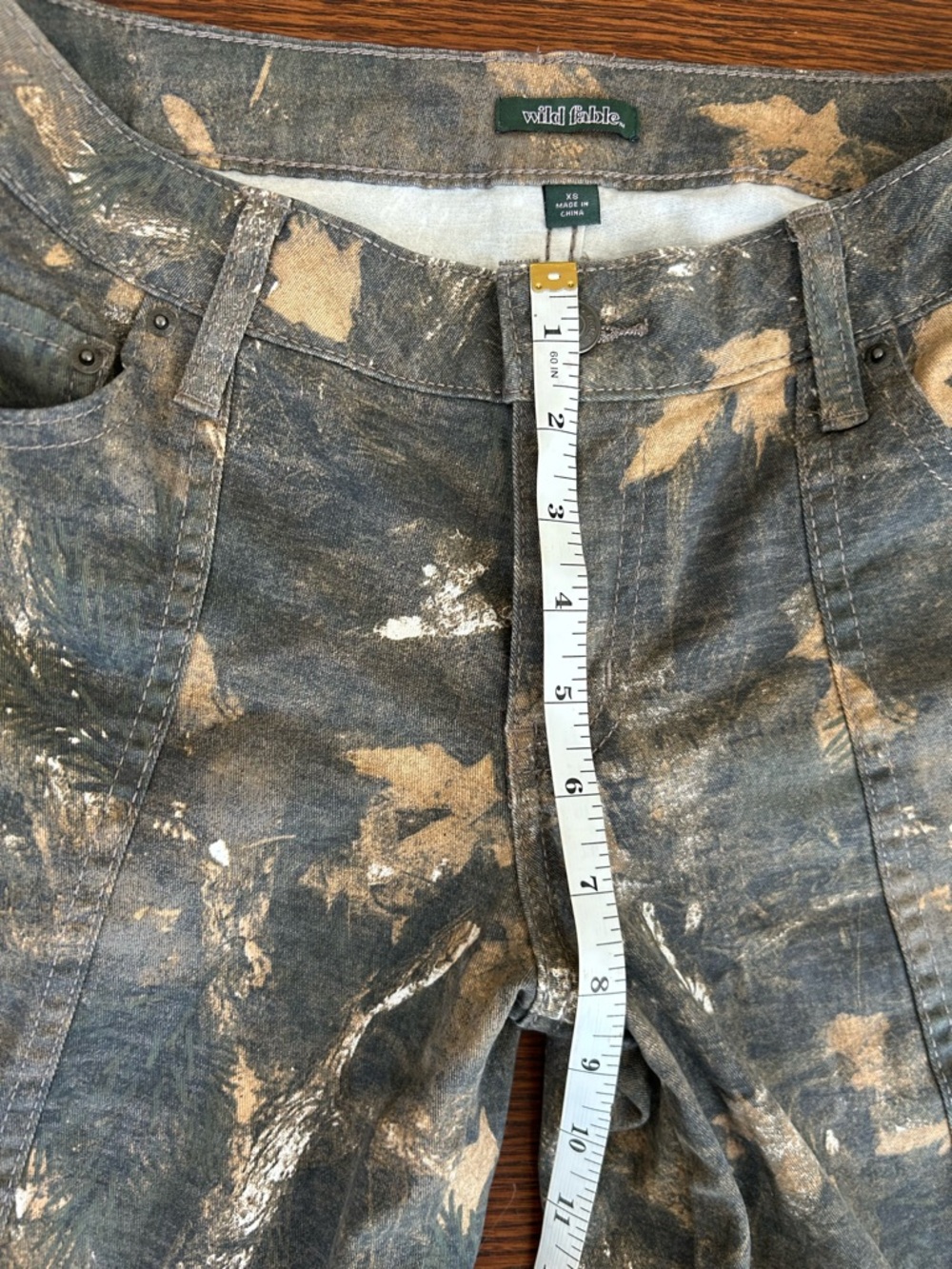 Wild Fable Leaf Camo Wide-Leg Jeans - Picture 4 of 7
